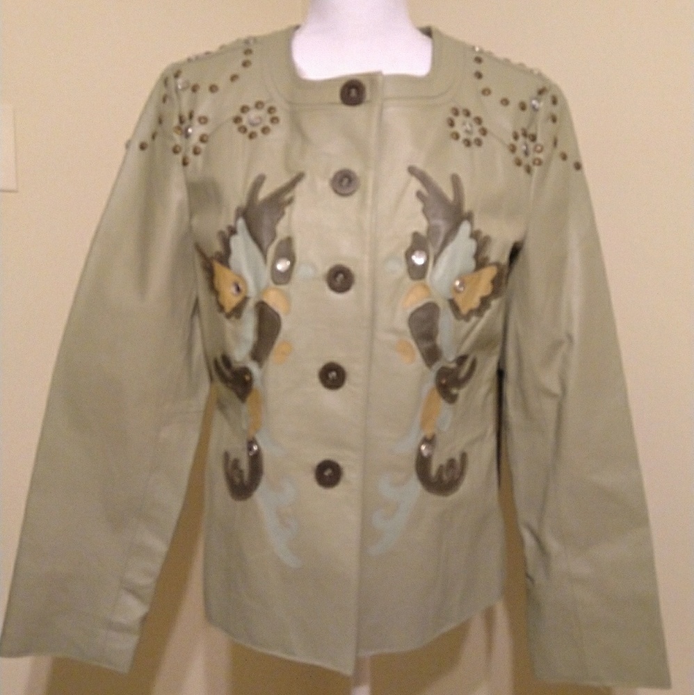Pamela McCoy Leather Jacket